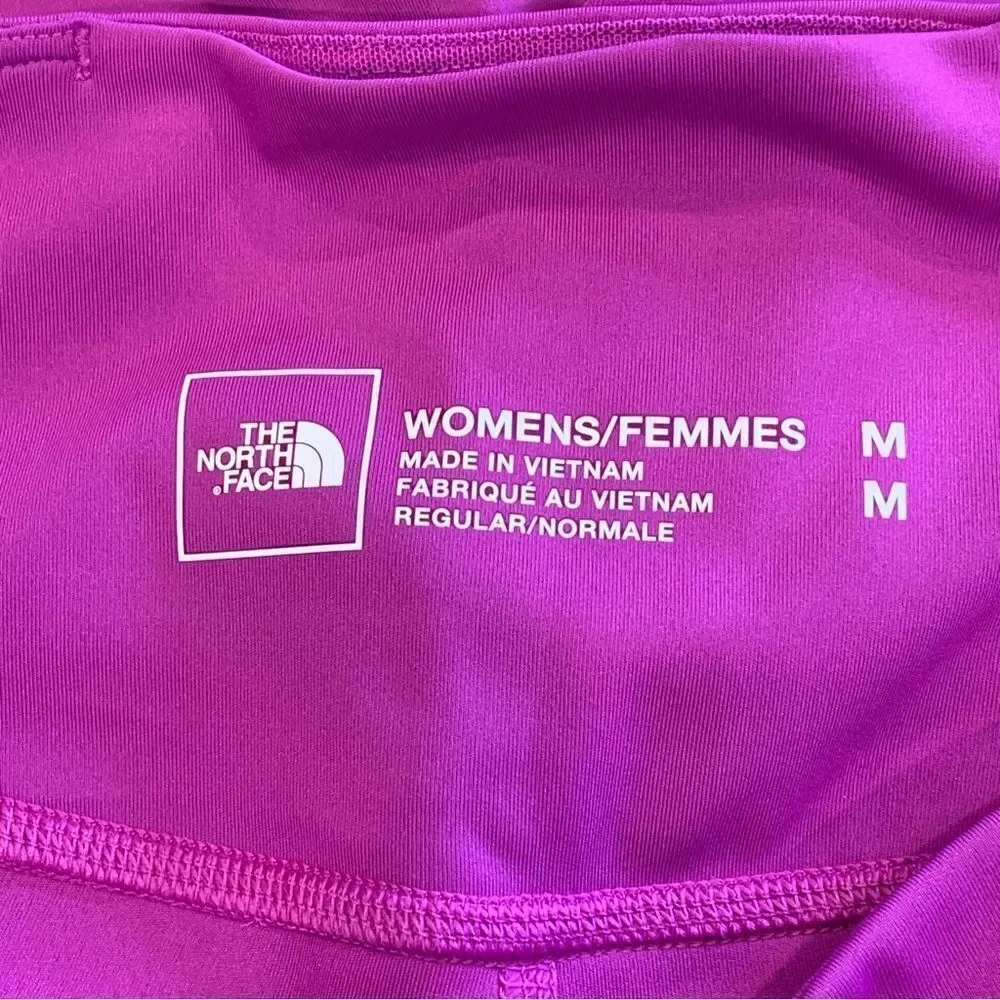The North Face Elevation 7/8 Length Leggings Purple Cactus Flower Size Medium